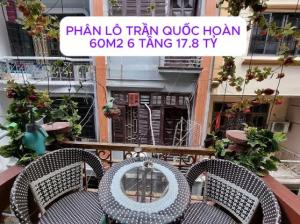 PHÂN LÔ TRẦN QUỐC HOÀN – CẦU GIẤY, 60M2, 6 TẦNG, MẶT TIỀN 4.2M GIÁ 17.8 TỶ